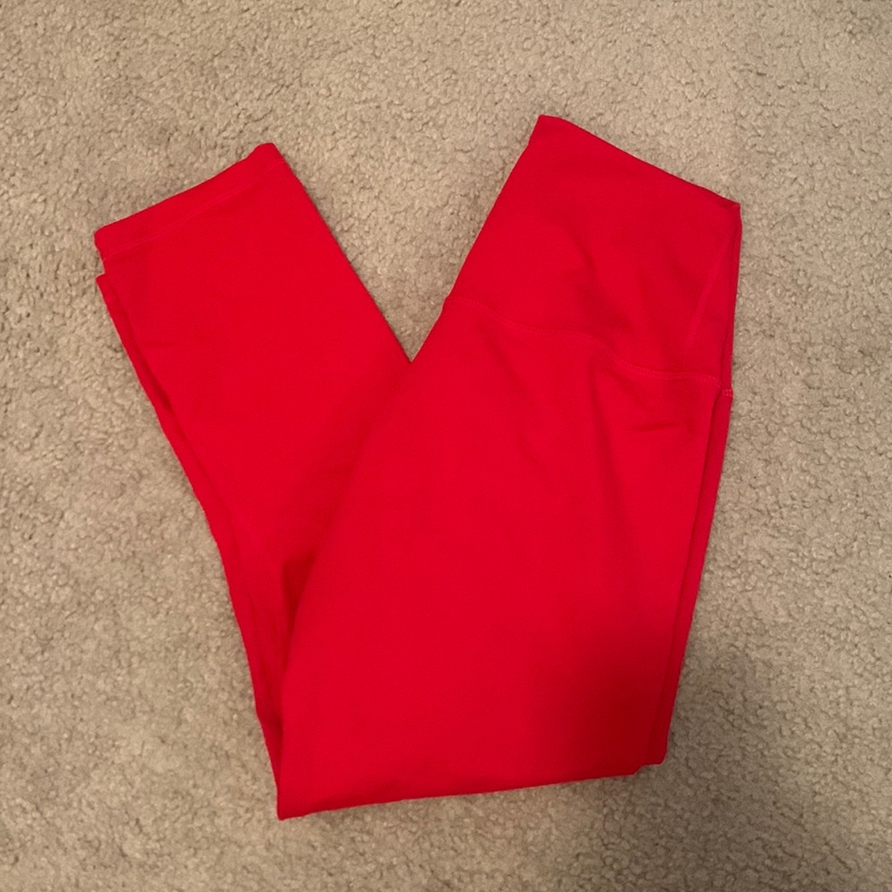 Red ascend leggings